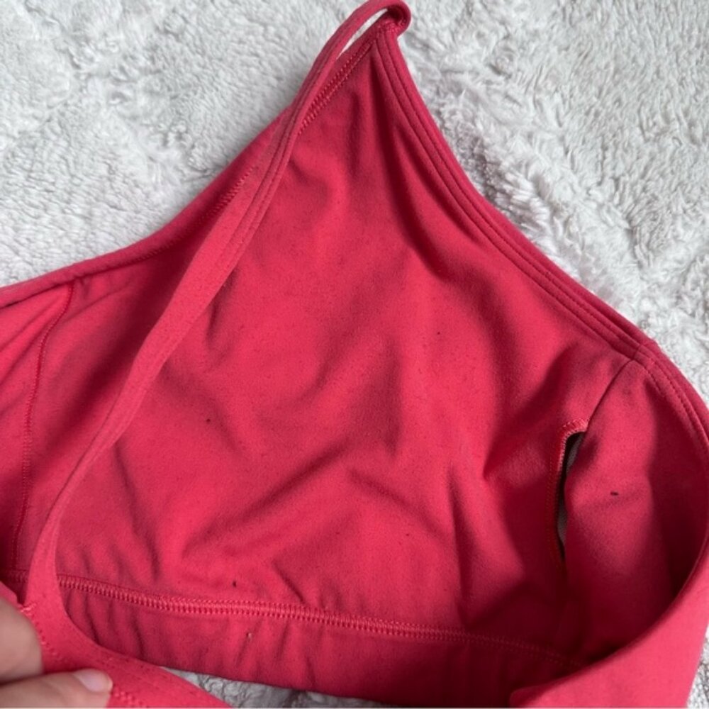 Gymshark | Raspberry Red V-Neck Training Womens Sports Bra | Size Large - Picture 8 of 8